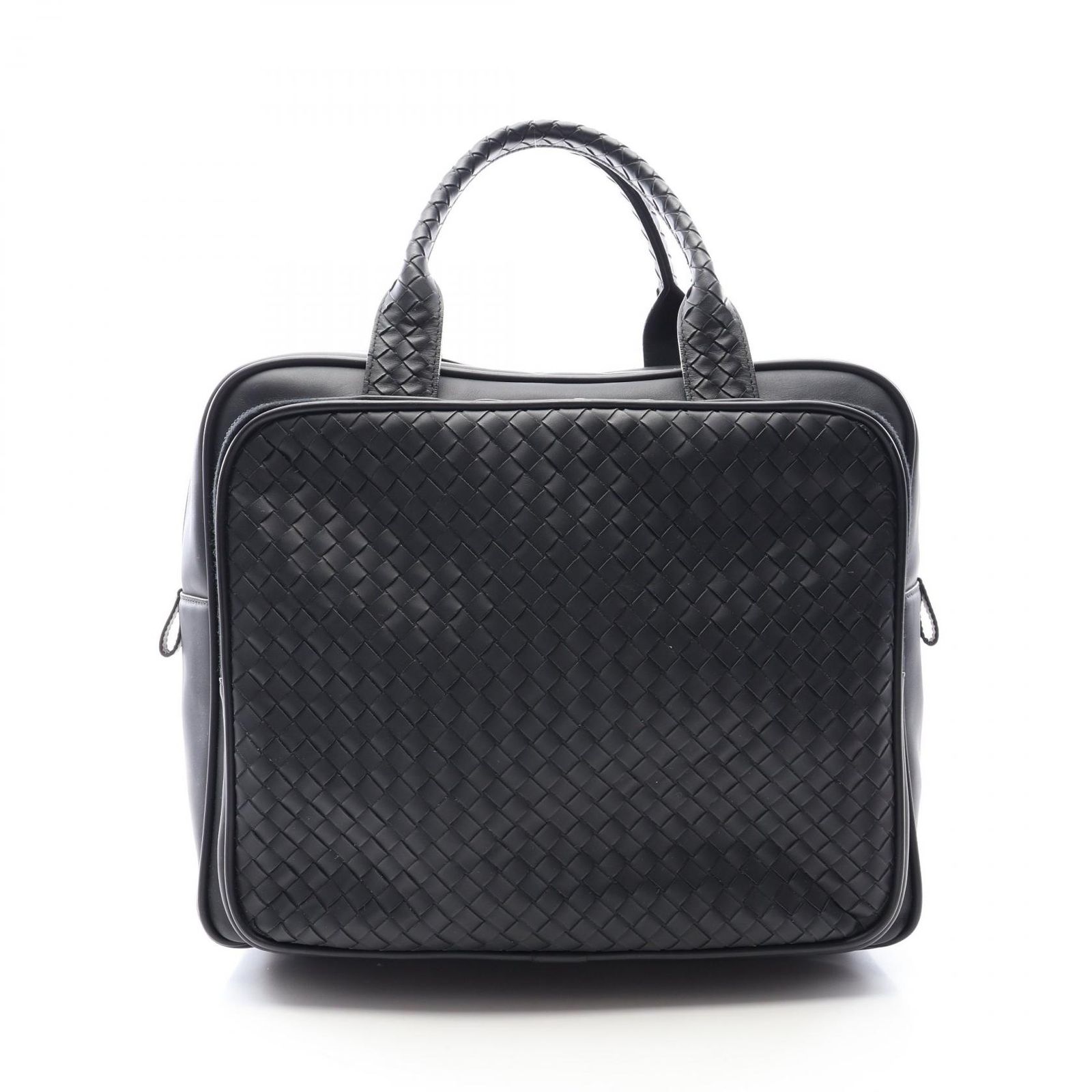 ボッテガヴェネタ BOTTEGA VENETA ビジネスバッグ イントレチャート 274546 V4651 ブラック レザー イントレチャート ブリーフケース メンズ Used A