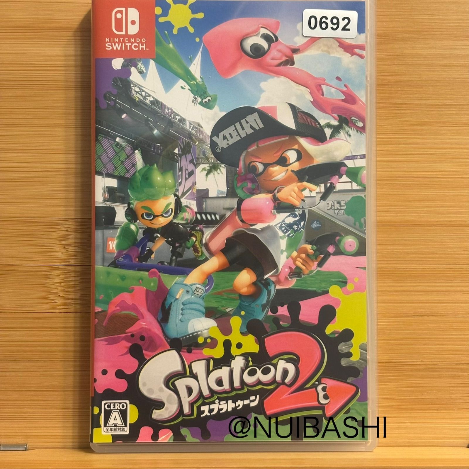 switch スプラトゥーン2《動作確認済》0692 - メルカリ