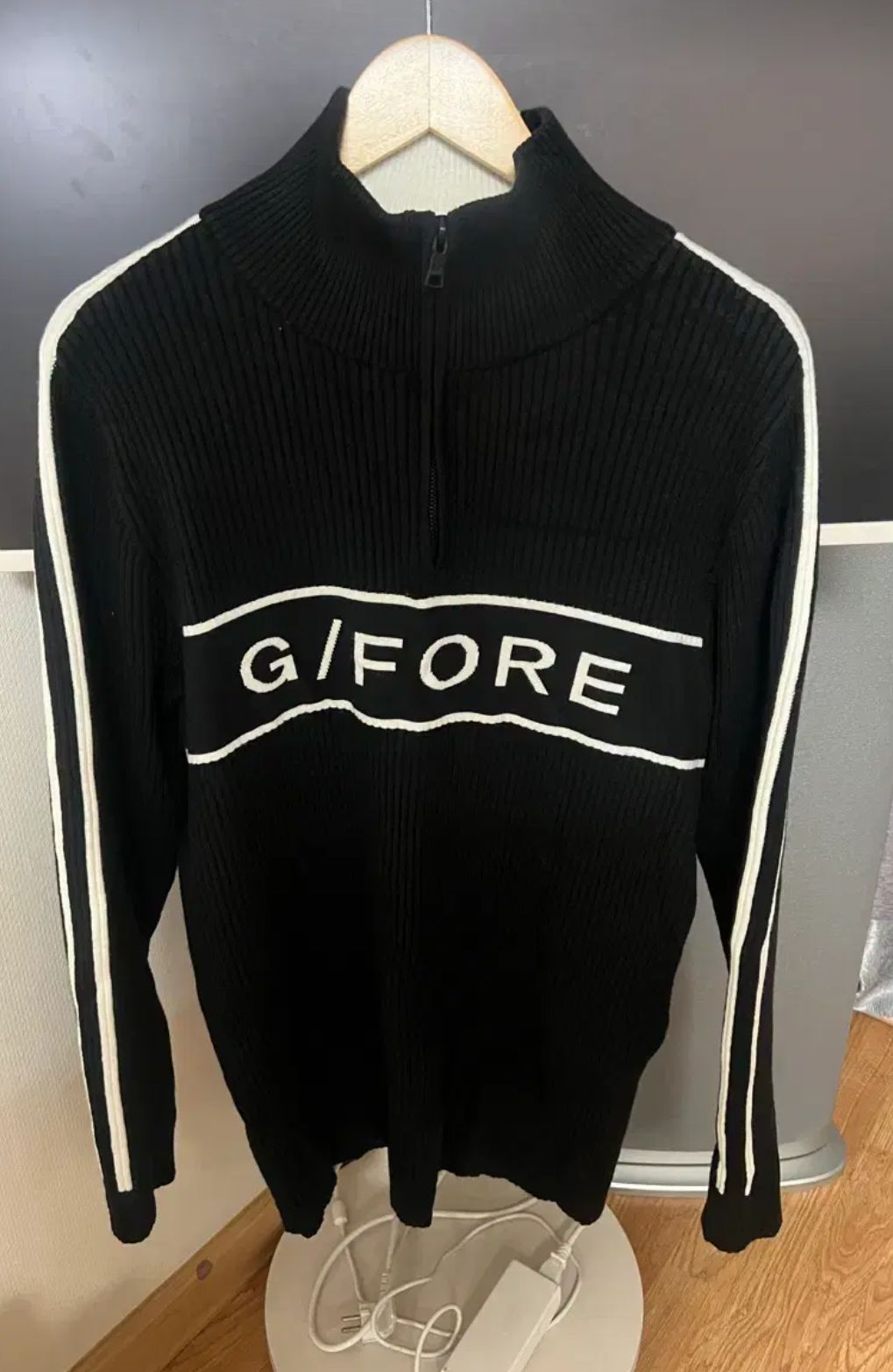G FORE ジップアップニット 出品