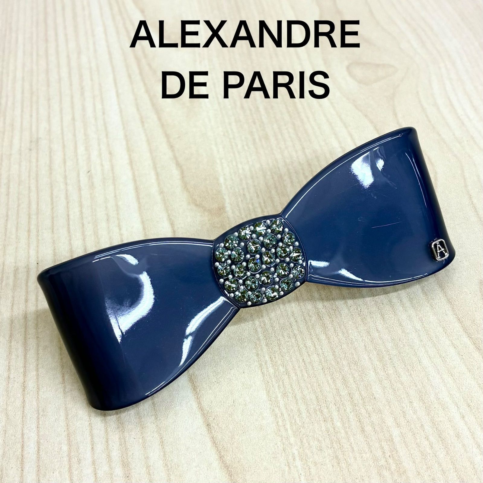 アレクサンドルドゥパリ ALEXANDRE DE PARIS】美品！リボンバレッタ
