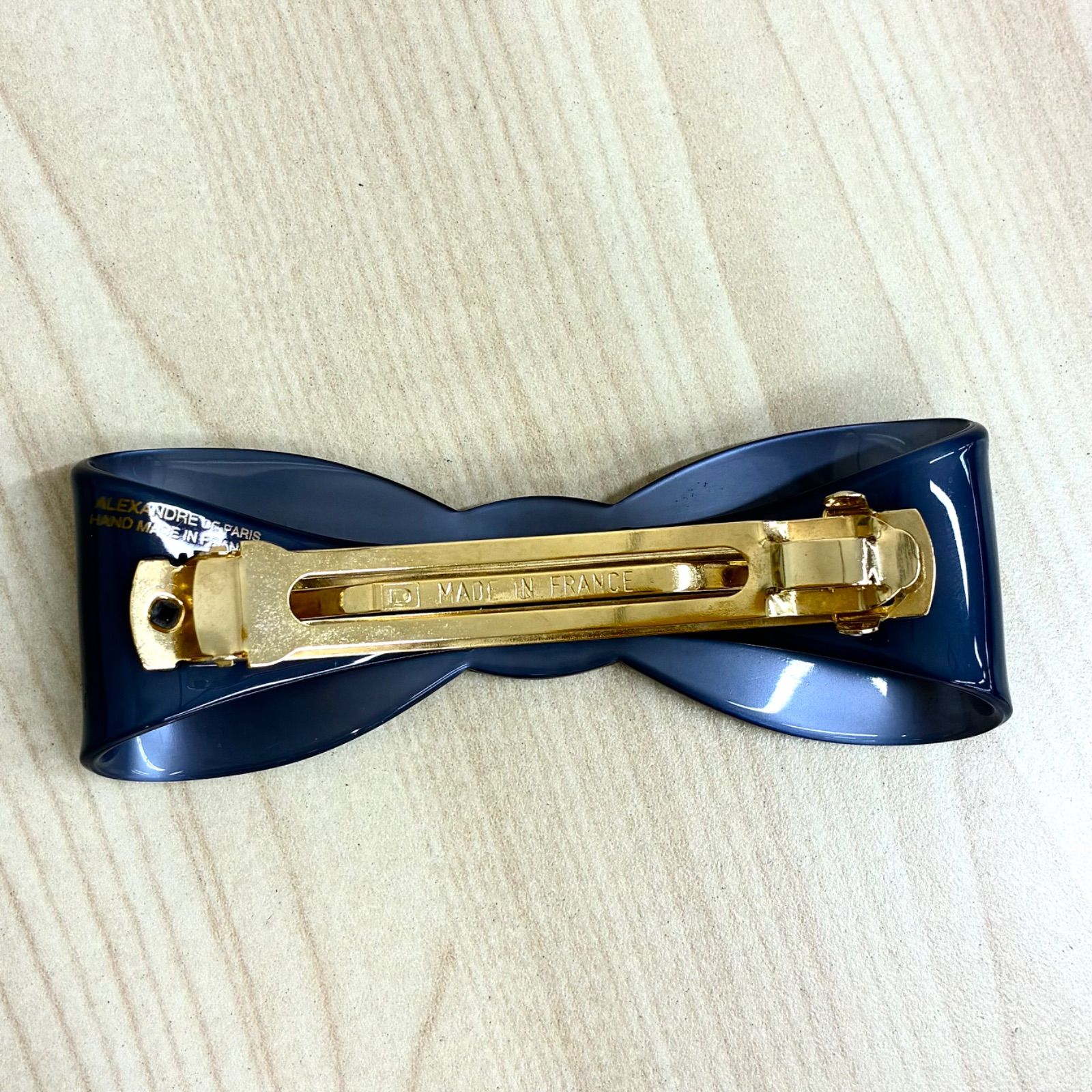 アレクサンドルドゥパリ ALEXANDRE DE PARIS】美品！リボンバレッタ