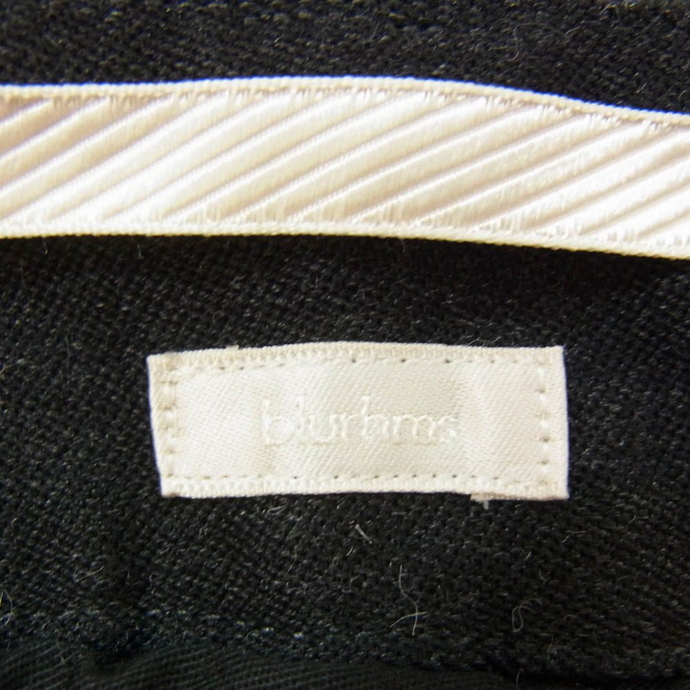 blurhms ブラームス BHS22F0108 Wool Ramie Super Wide Slacks ウール