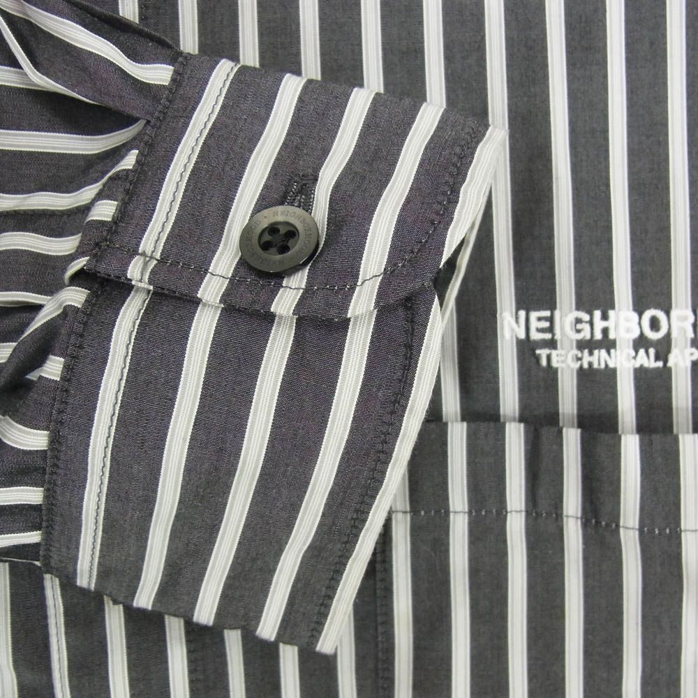 NEIGHBORHOOD ネイバーフッド 24SS 241AQNH-SHM02 STRIPE SHIRT LS