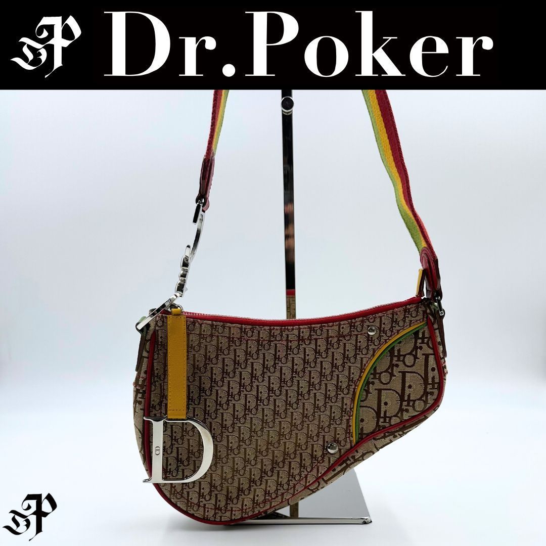 美品】Dior トロッター ラスタ サドル ショルダーバッグ - メルカリ