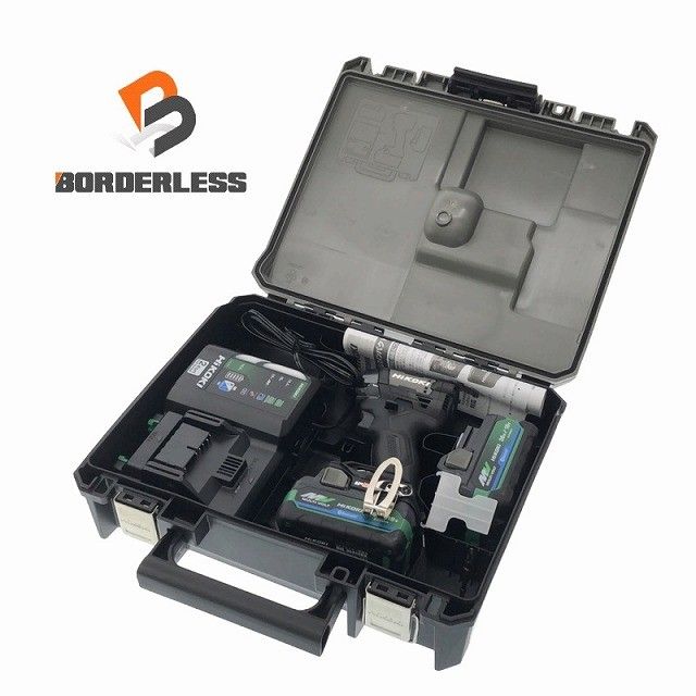 ☆未使用品☆ HIKOKI ハイコーキ 36V インパクトドライバー WH36DD(2XHBSZ) 黒/ストロングブラック Bluetooth対応 フルセット132473
