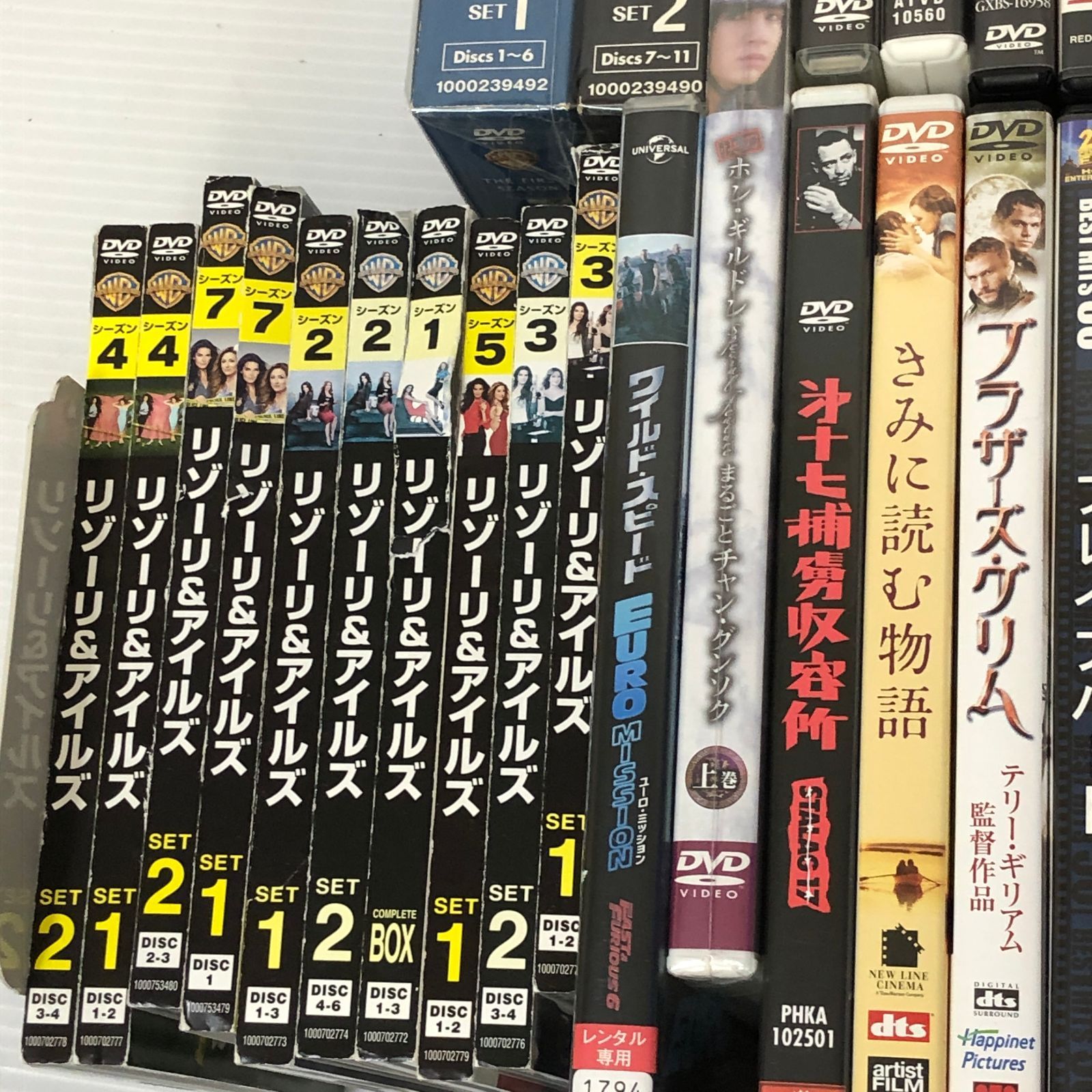 △120 洋画 海外 DVD 超大量 まとめ売り ② ジャンク品 smydv097866