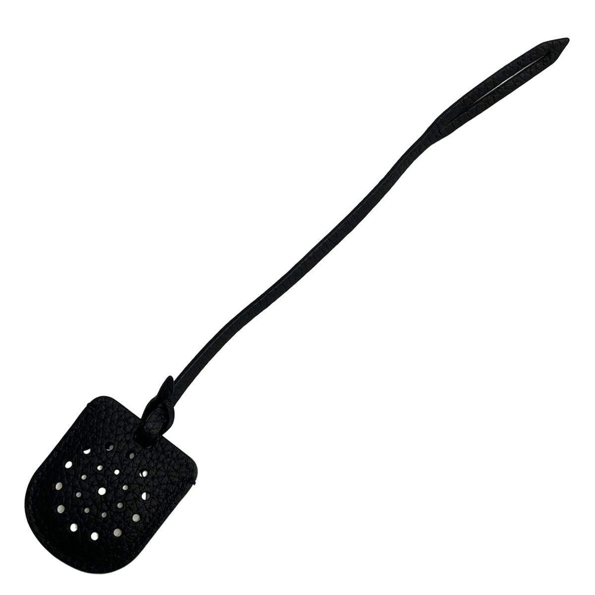 michino(ミチノ) キーホルダー(チャーム)美品 バッグアロマ 黒 レザー