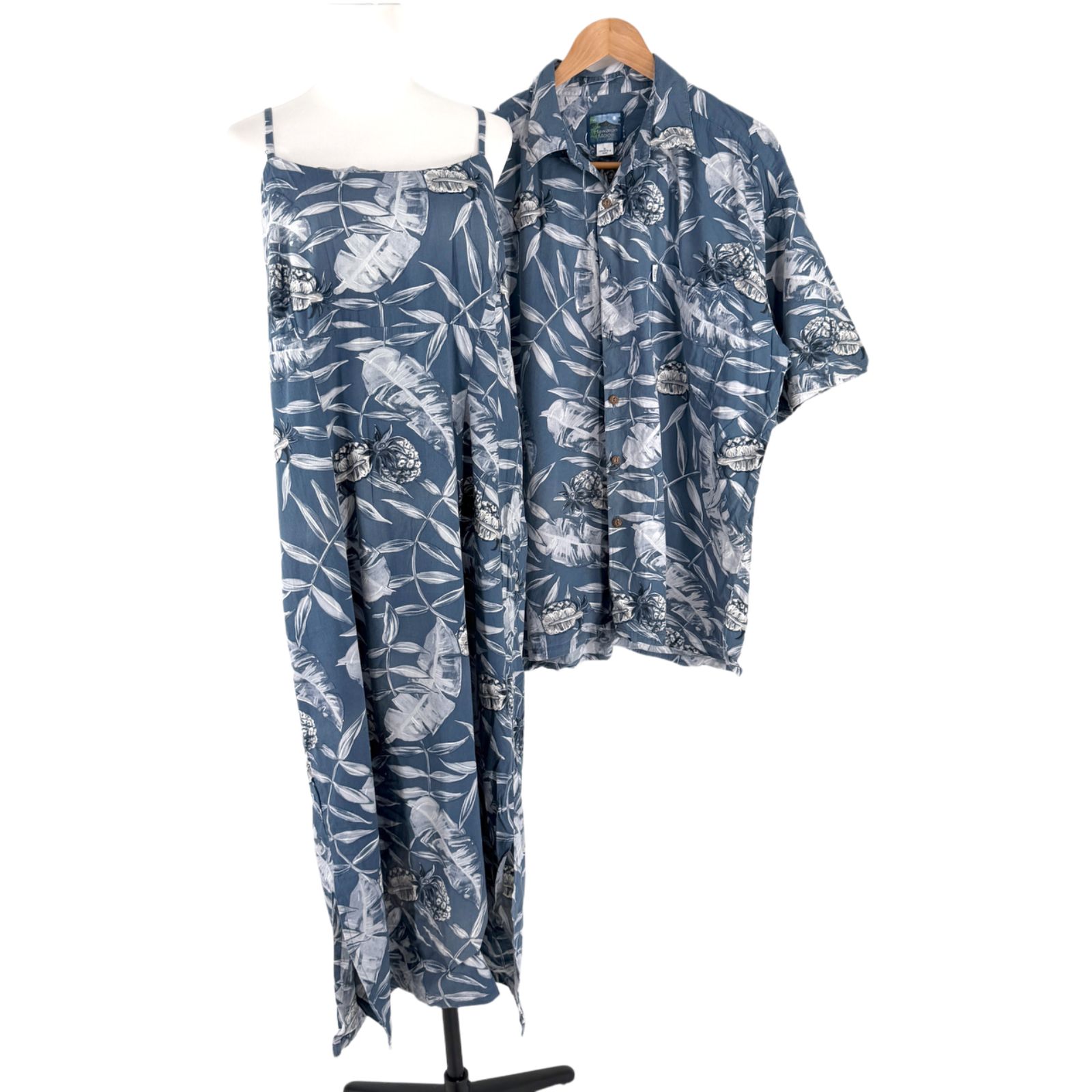 USA製 ハワイ製 HAWAIIAN MOON アロハ ペアセット リンクコーデ 半袖 