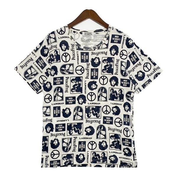 HYSTERIC GLAMOUR ヒステリックグラマー The doors 総柄 Tシャツ