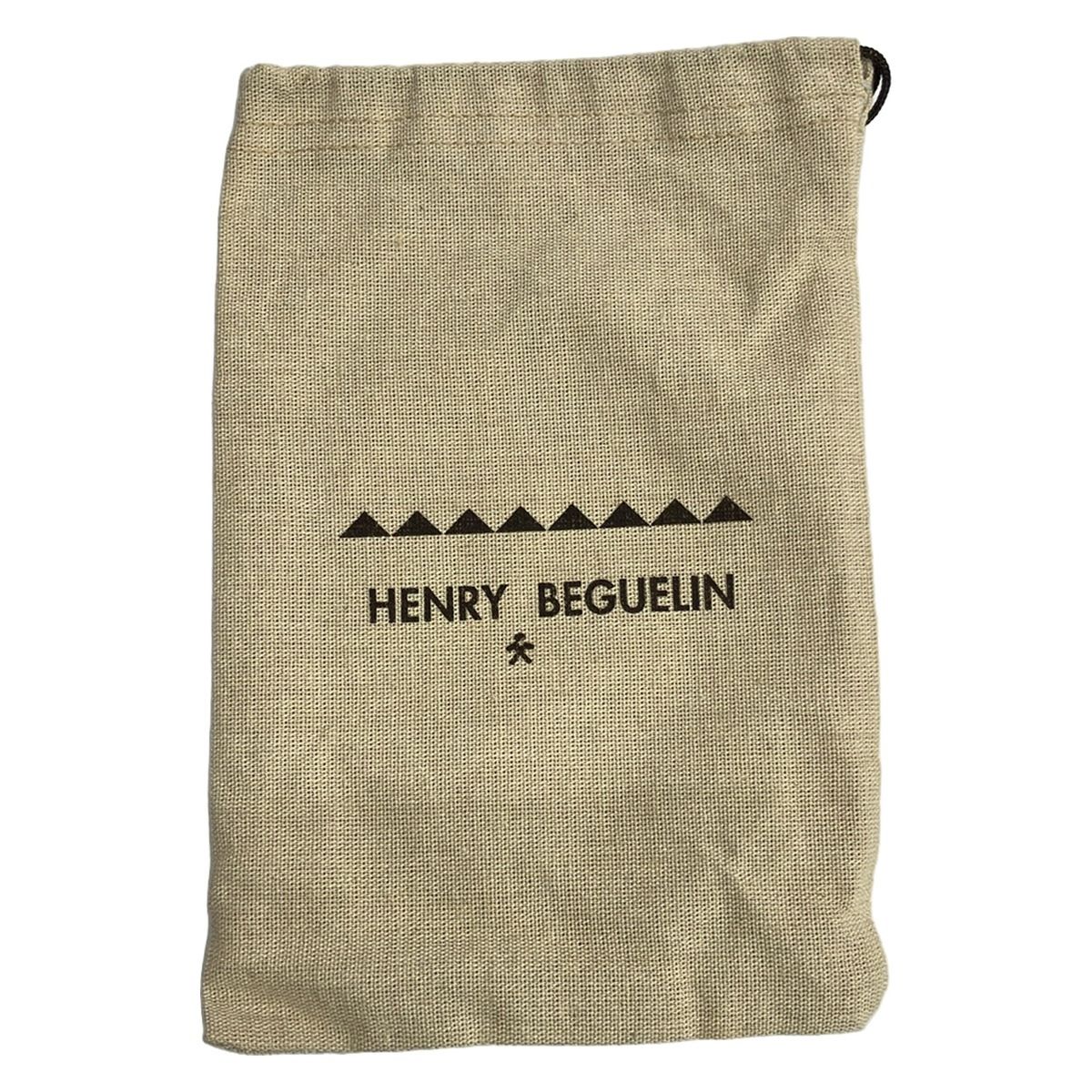 HENRY BEGUELIN(エンリーベグリン) ポーチ - カーキ レザー - メルカリ