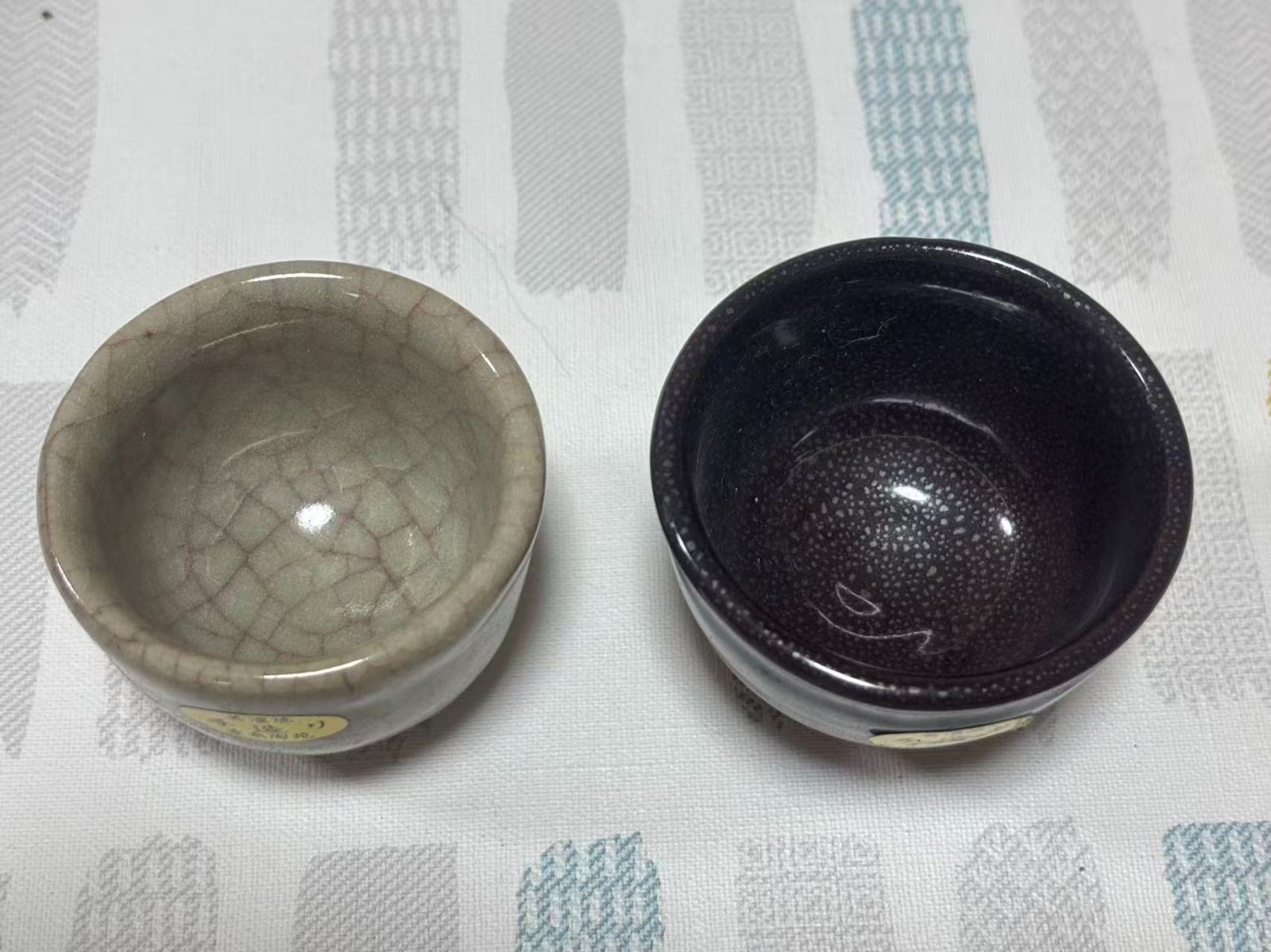 未使用 美濃焼 久庵作 湯呑み茶碗 10客セット 木箱入り 茶器 陶器
