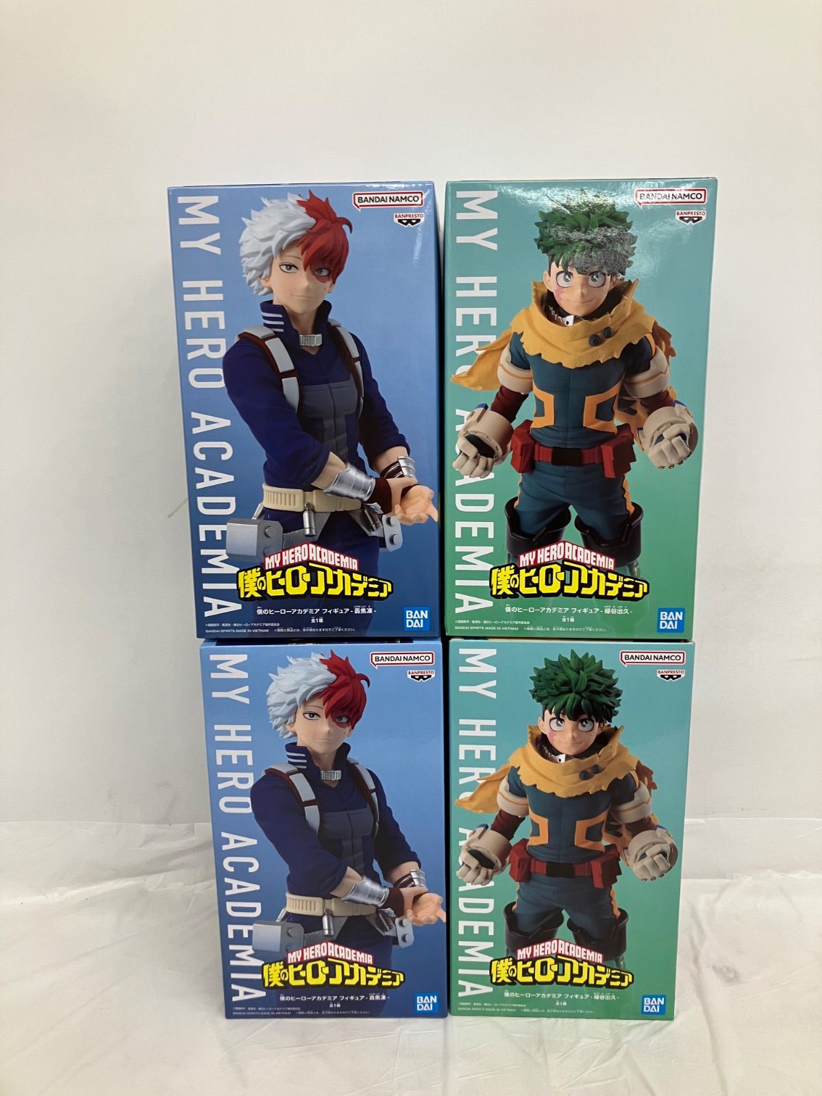 【即購入可】フィギュア21体セット 未開封 僕のヒーローアカデミア フィギュア 緑谷出久 轟焦凍 2種4個