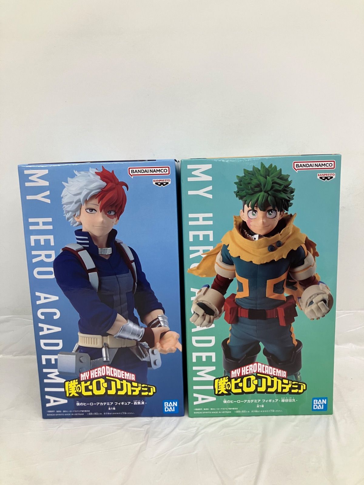 未開封 僕のヒーローアカデミア フィギュア 緑谷出久 轟焦凍 2種4個