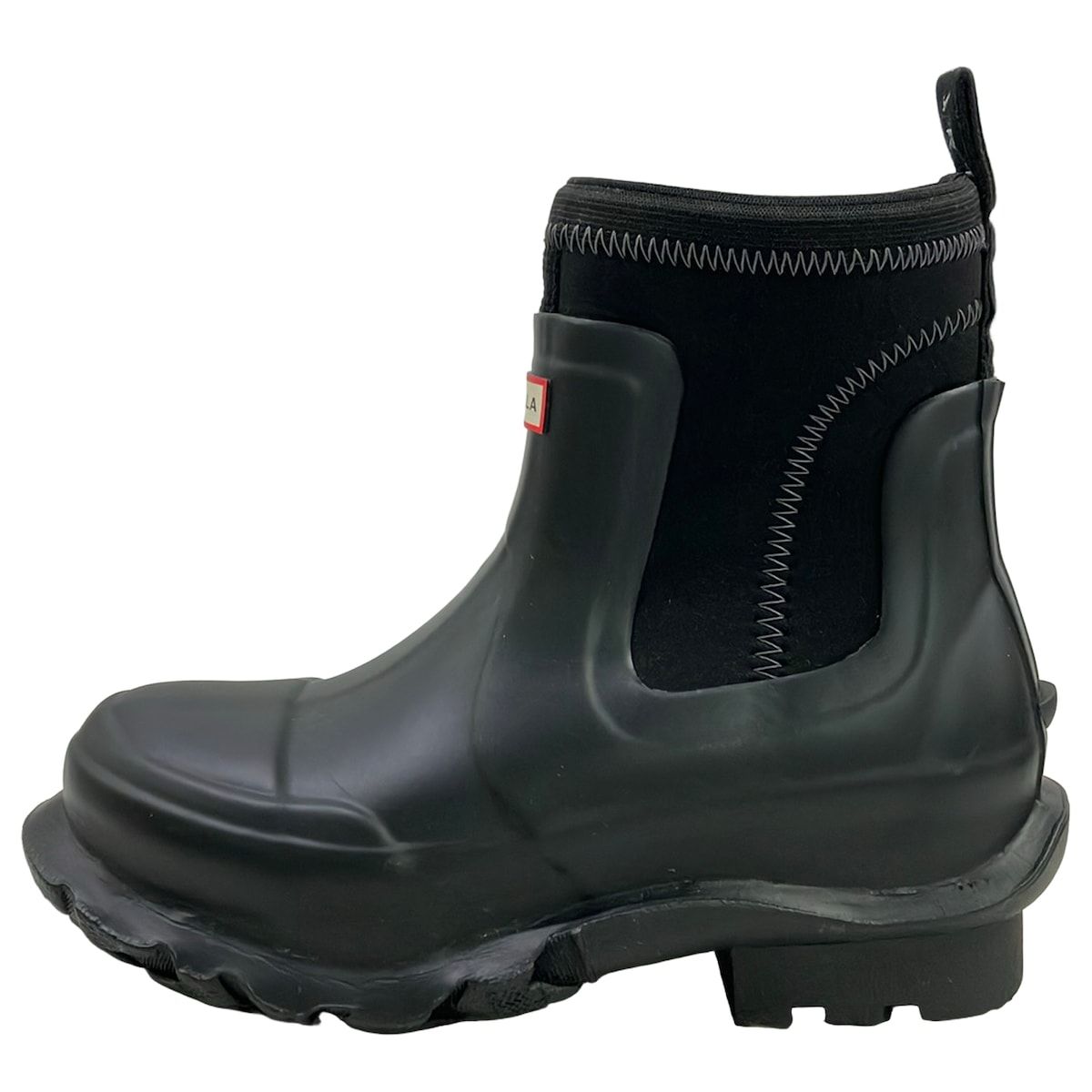 STELLA McCARTNEY ブラックレインブーツ stellamccartney(ステラマッカートニー) レインブーツ UK 5 レディース