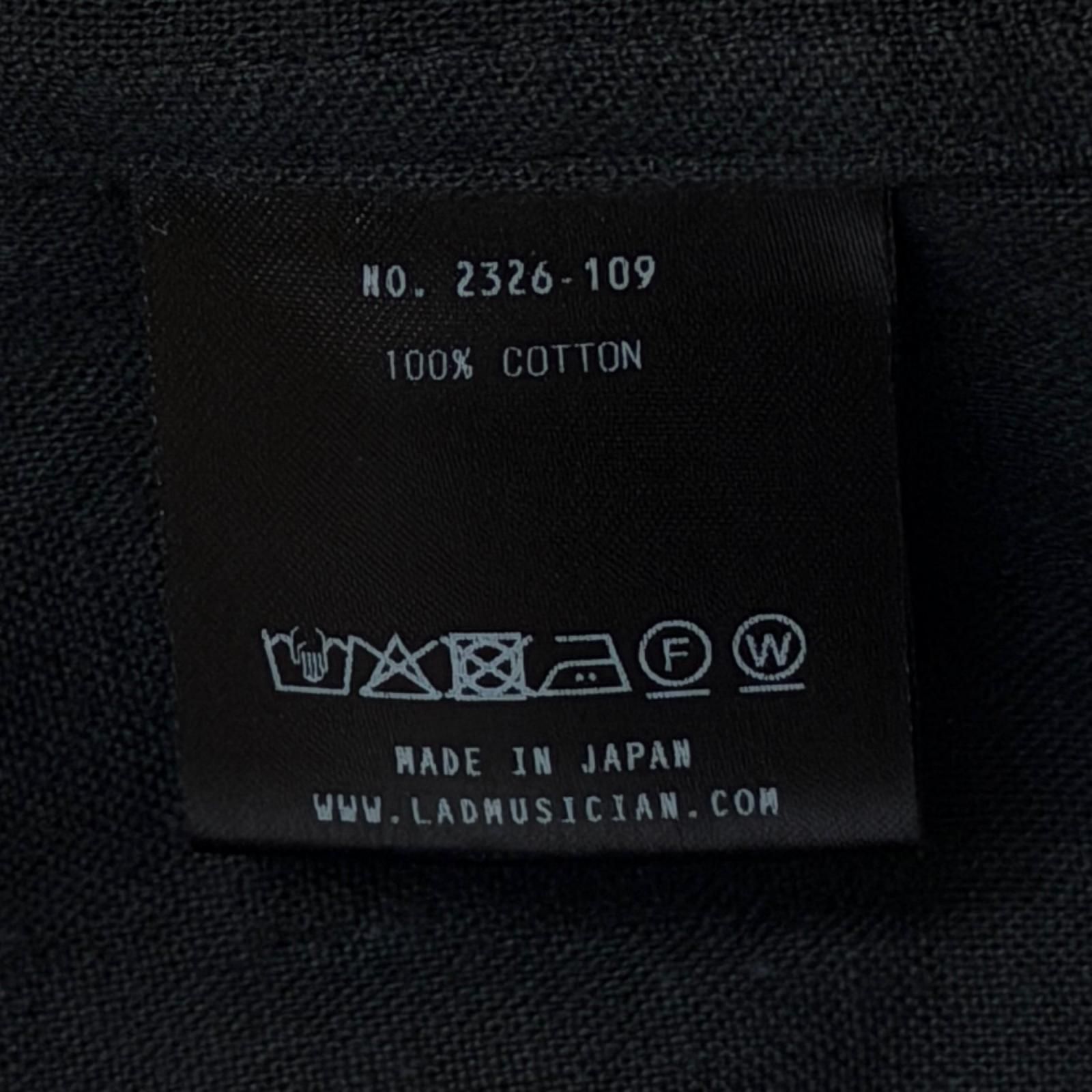参考上代41800円 LAD MUSICIAN KHADI CALICO HOODED SHIRT フード