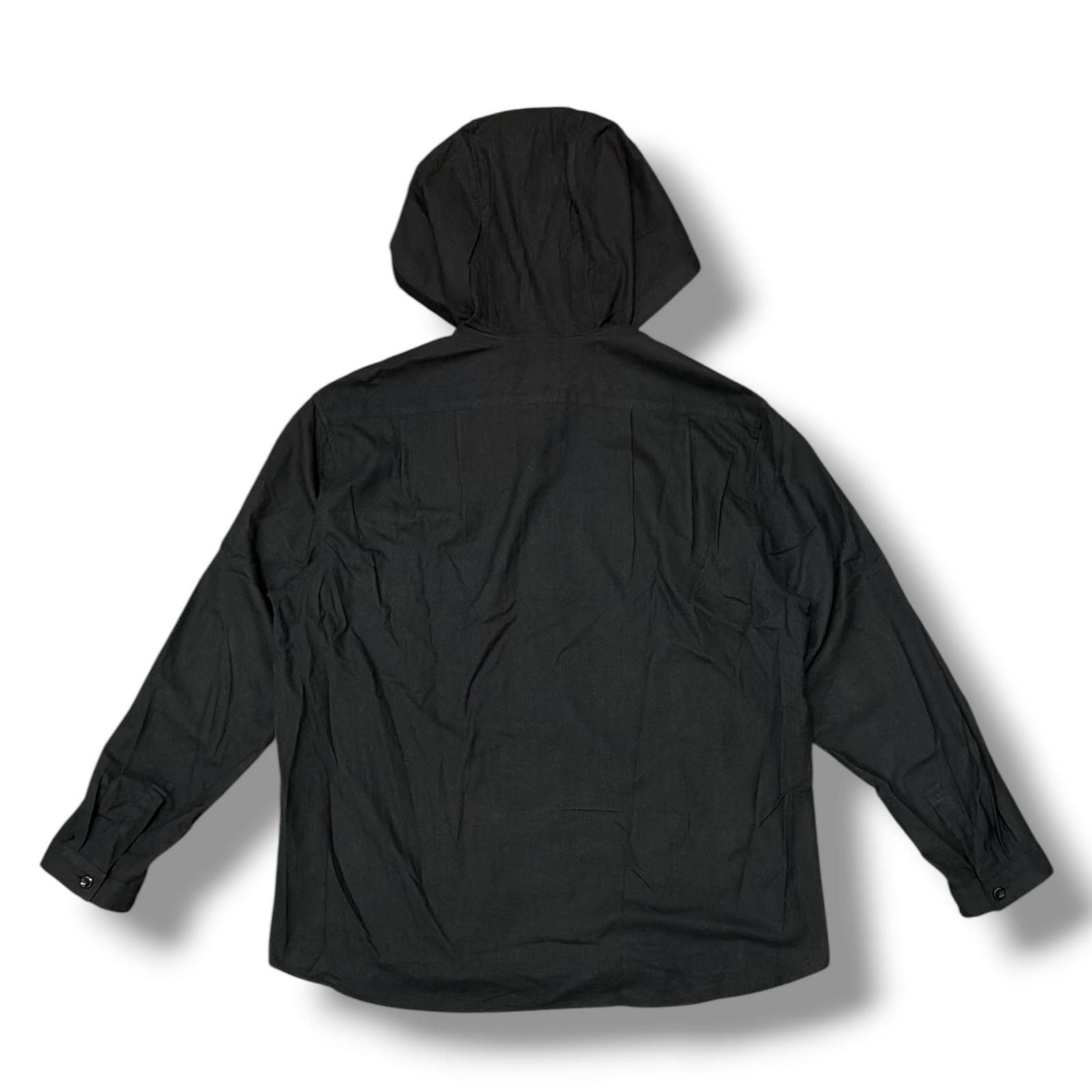 参考上代41800円 LAD MUSICIAN KHADI CALICO HOODED SHIRT フード