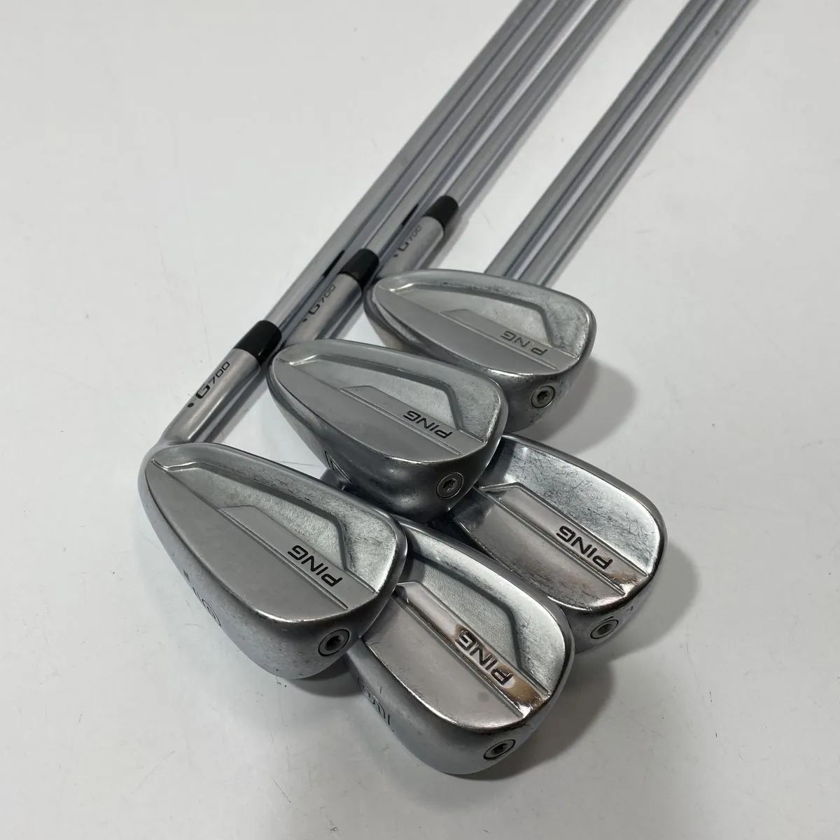 ピン PING G700 アイアン５本セット 男性右利き 純正スチール NSPRO Zelos 7 flex R BBL0610/大4990