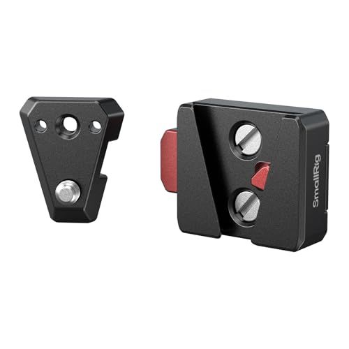 SmallRig V-Lockマウントプレートキット ミニVマウントバッテリープレート 1/4インチ-20ネジ穴付き クイックリリース機能 軽量設計 Vマウントバッテリー、モニター、マジックアームに対応 6021t d4dce05d