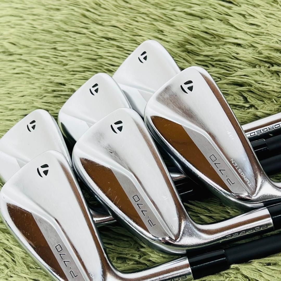 【中古】テーラーメイド P770 レフティ アイアン6本セット メンズゴルフ 人気 入門 Taylormade TRAVIL 95 トラビル カーボンシャフト 男性 左利き flex S