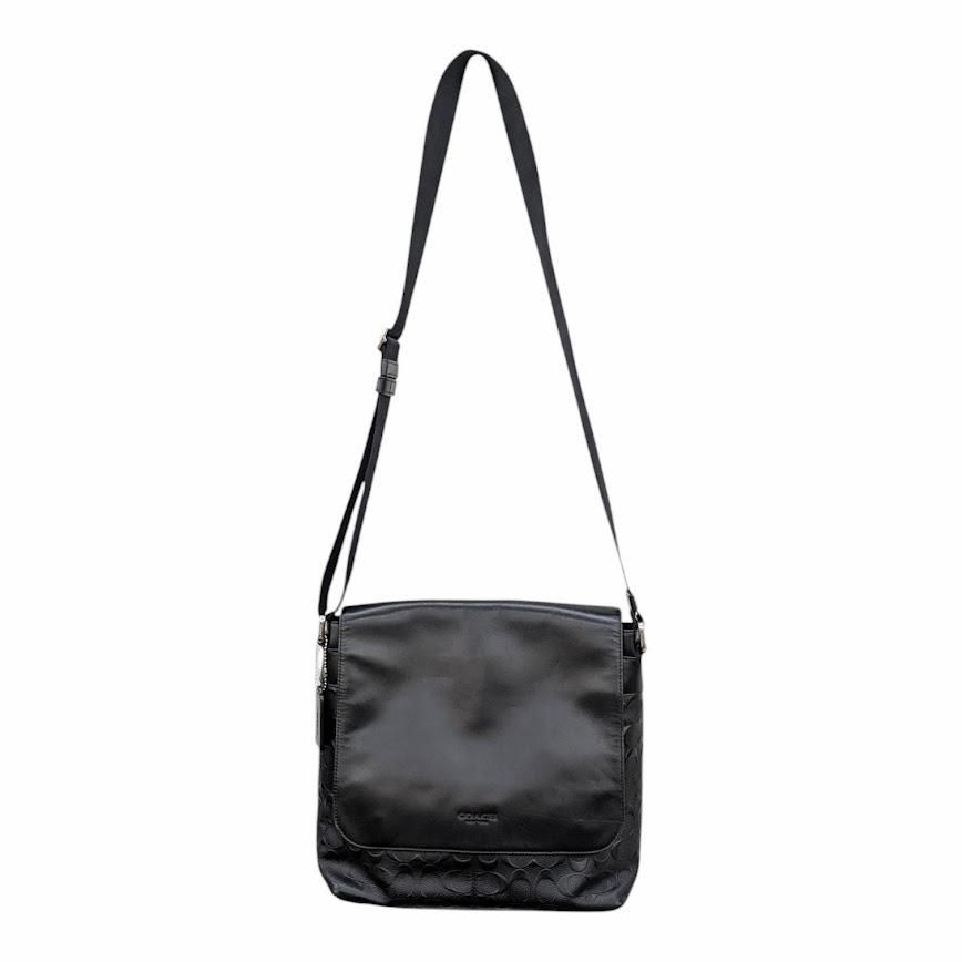 COACH コーチ レザーショルダーバッグ ユニセックス F28577 ブラック系 67156
