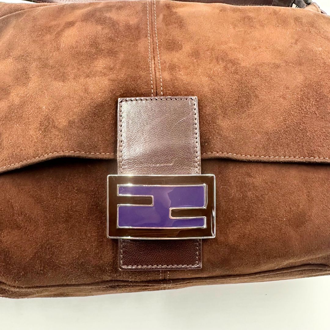 美品】Fendi マンマバケット スエード ワンショルダーバッグ - メルカリ