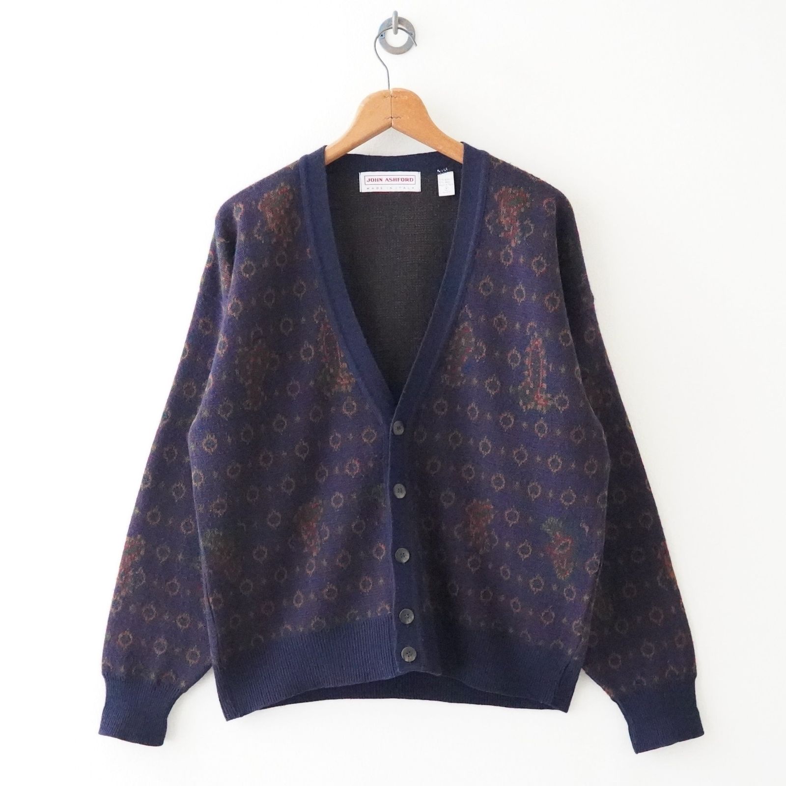 Paisley pattern cardigan 7,410円