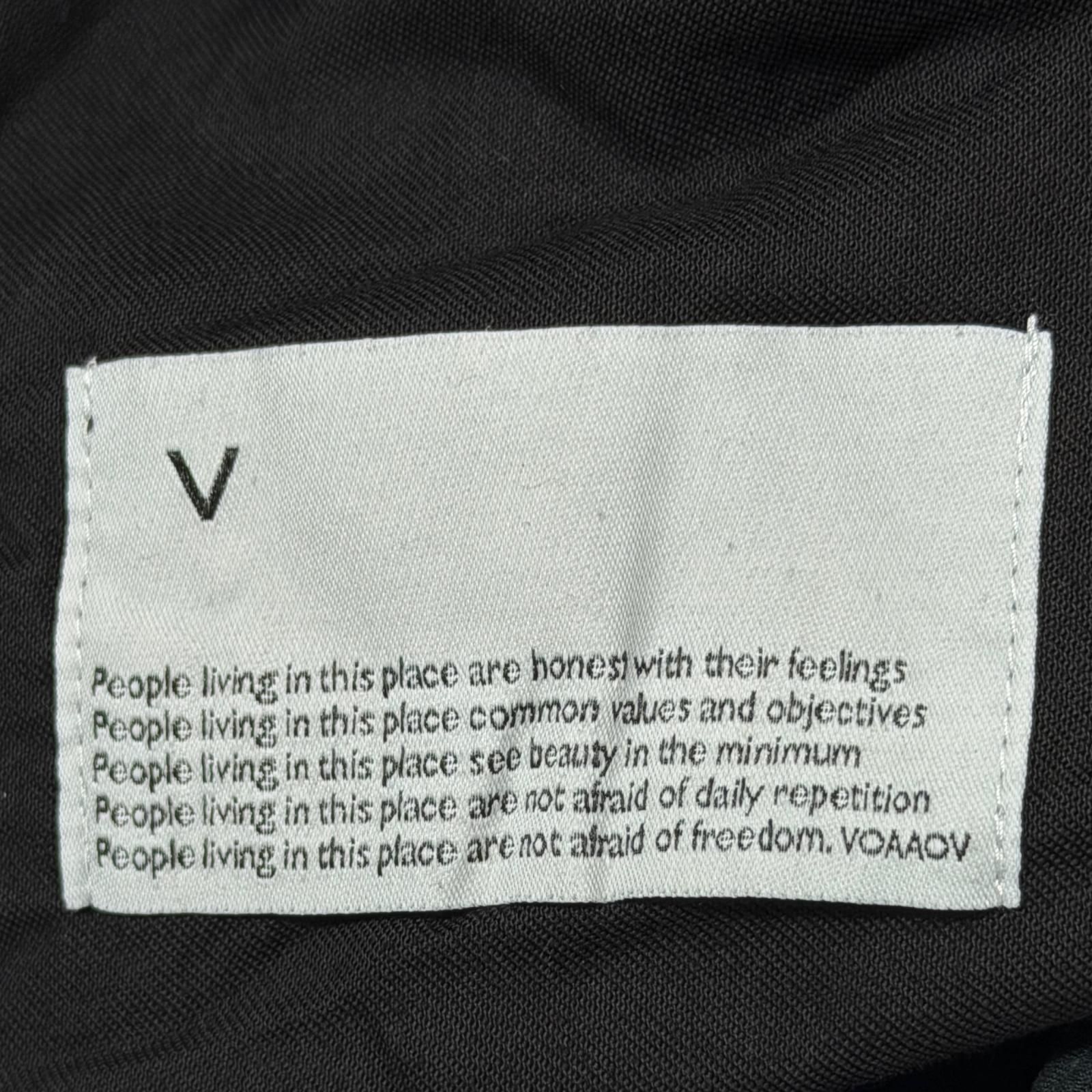 参考上代35200円 未使用 VOAAOV DOUBLE FACE GARMENT DYE Tuck Wide
