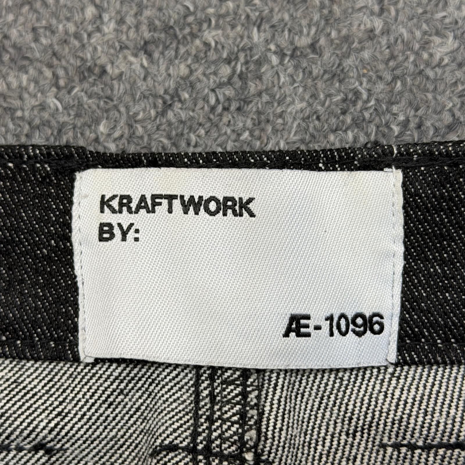KRAFTWORK デニムパンツ ジーンズ クラフトワーク ブラック 32