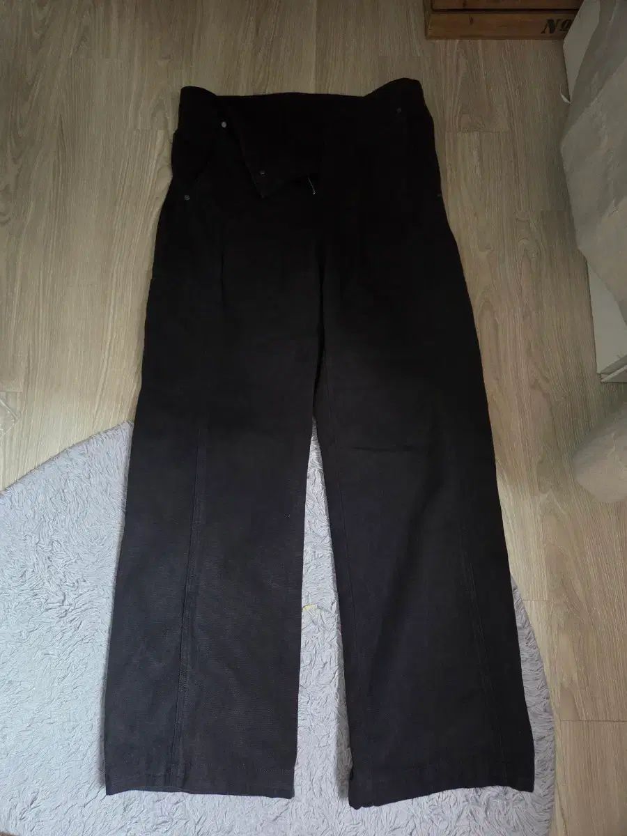 SYSTEM homme 正規品 ワイド ブラック デニム 34サイズ