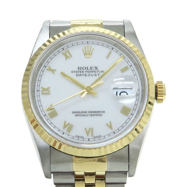 ロレックス デイトジャスト 36mm 16233 メンズ 腕時計【Aランク】【中古】
