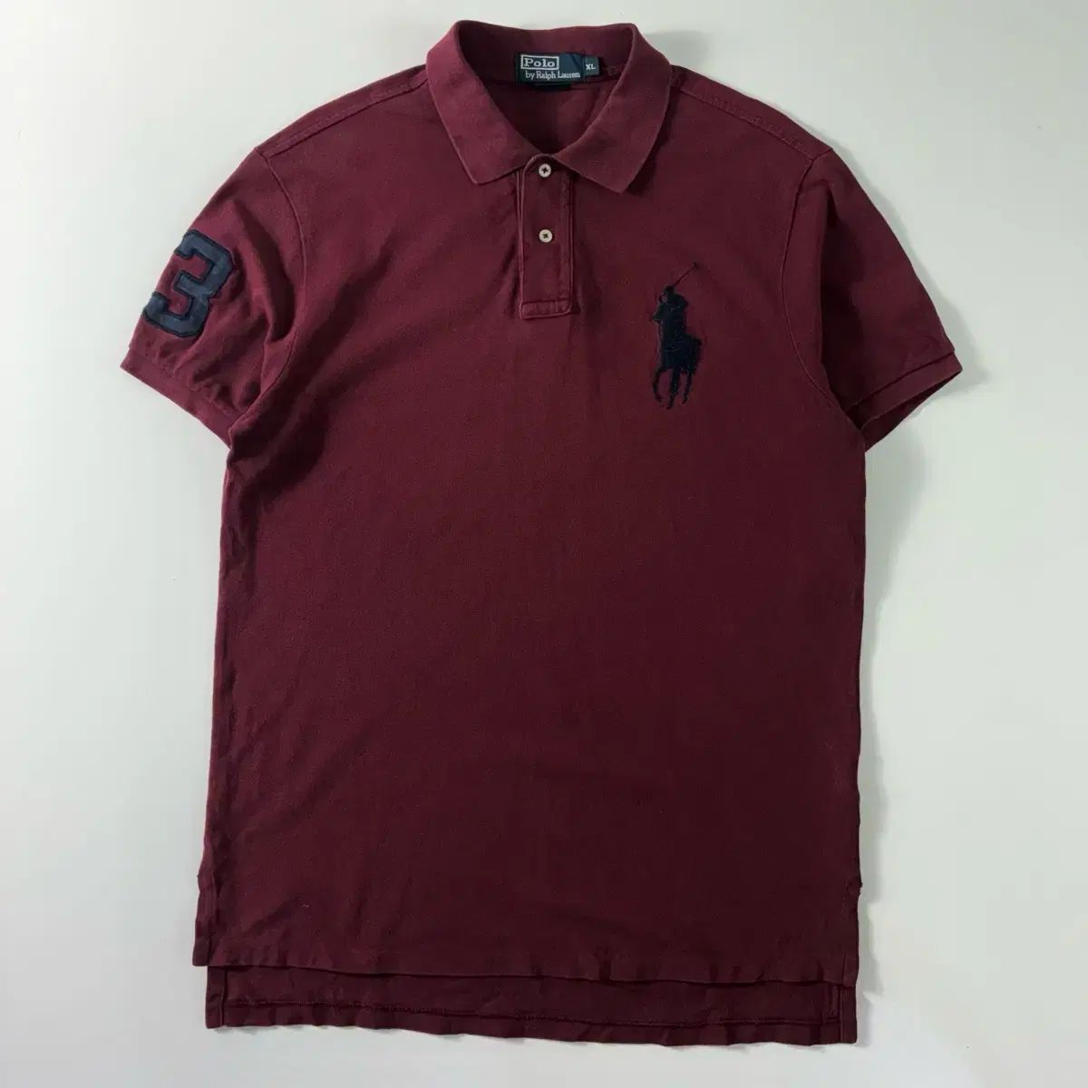 POLO RALPH LAUREN ポロラルフローレン ビックポニー コットン バーガンディ KARA 半袖Tシャツ