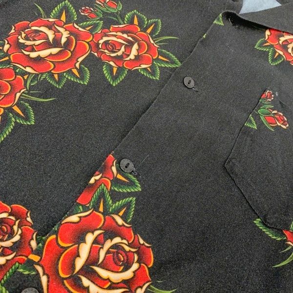 CRIMIE クライミー アロハシャツ バラ柄 ROSE ALOHA SHORT SHIRT