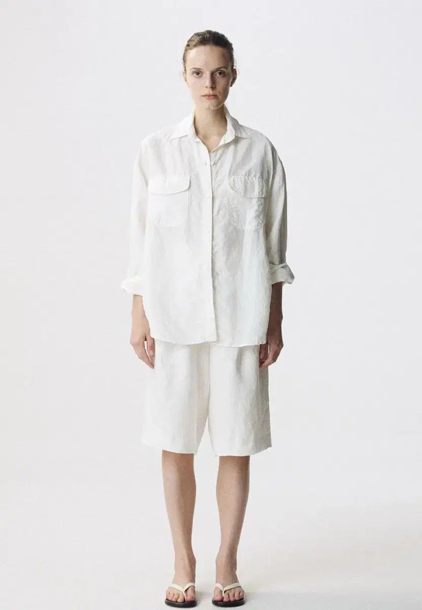 ナッシングリトゥン シャツ Janine linen shirt (Linen)