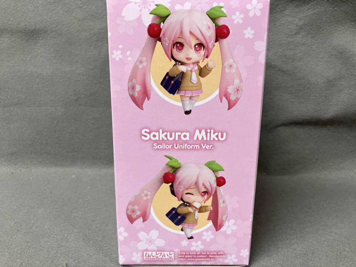 未開封】B賞 ねんどろいど 2331ｰa 初音ミク 桜ミク セｰラｰ服Ver