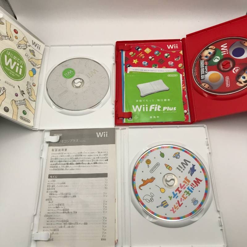 タ Wii ゲームソフト 5点詰め合わせセット 説明書付き まと目売り New