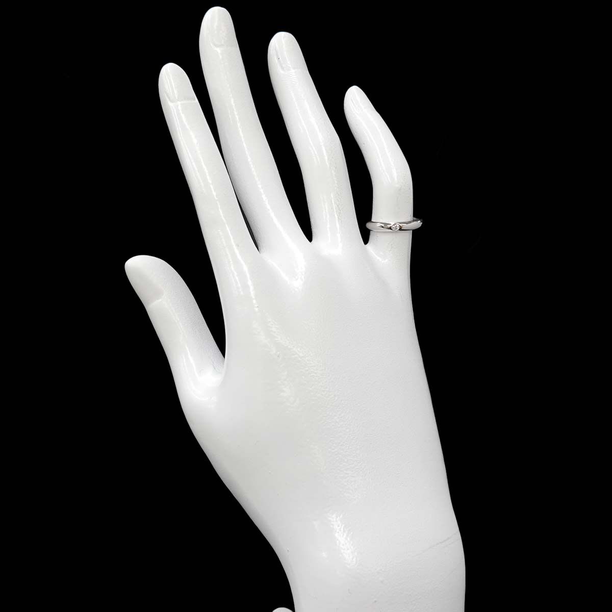 ティファニー TIFFANY&Co. スタッキング バンド 4号 リング ダイヤ 1P