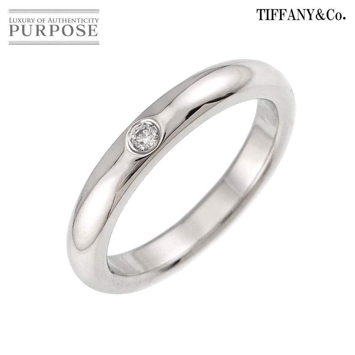ティファニー TIFFANY&Co. スタッキング バンド 4号 リング ダイヤ 1P