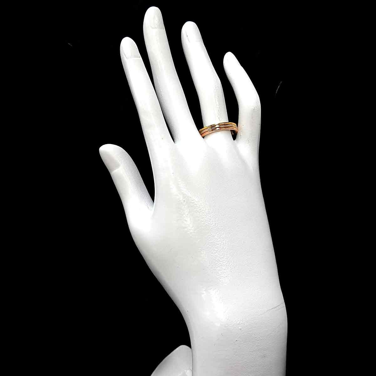 カルティエ Cartier ヴァンドーム #55 リング K18 YG WG PG スリー