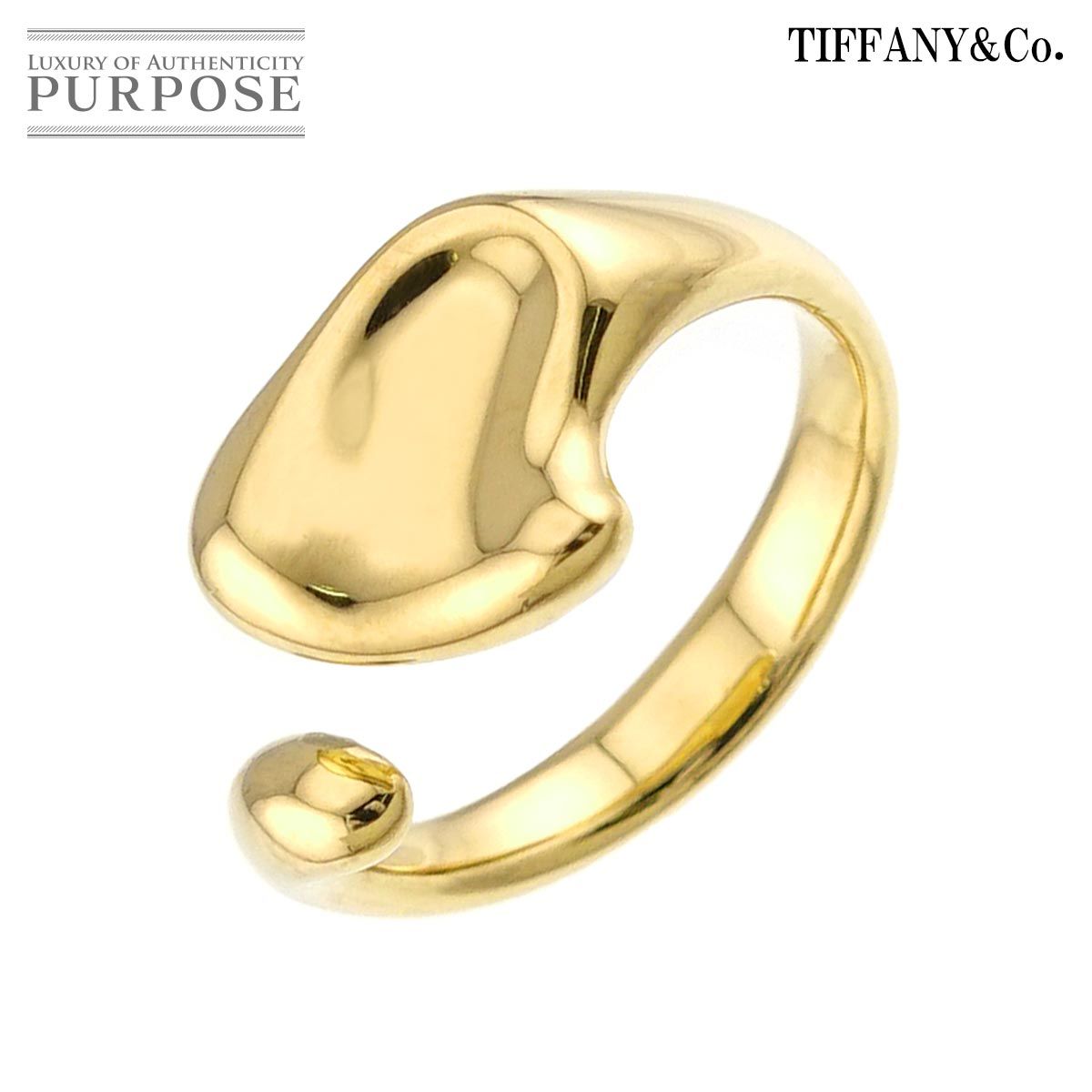 ティファニー TIFFANY&Co. フルハート 14号 リング K18 YG イエローゴールド 750 指輪 Full Heart Ring 90331590 96,800円