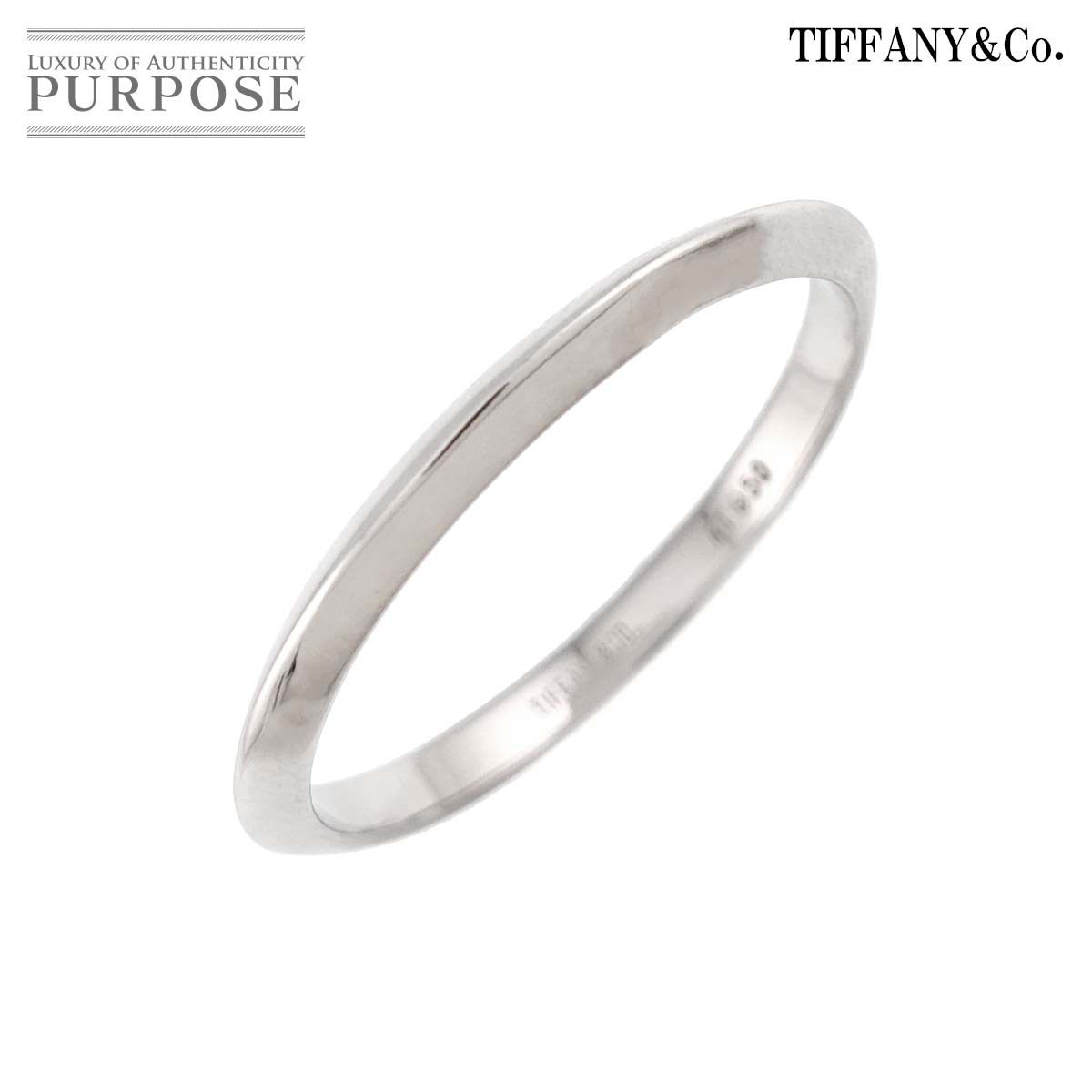 ティファニー TIFFANY&CO. ナイフエッジ 13号 リング Pt プラチナ 指輪