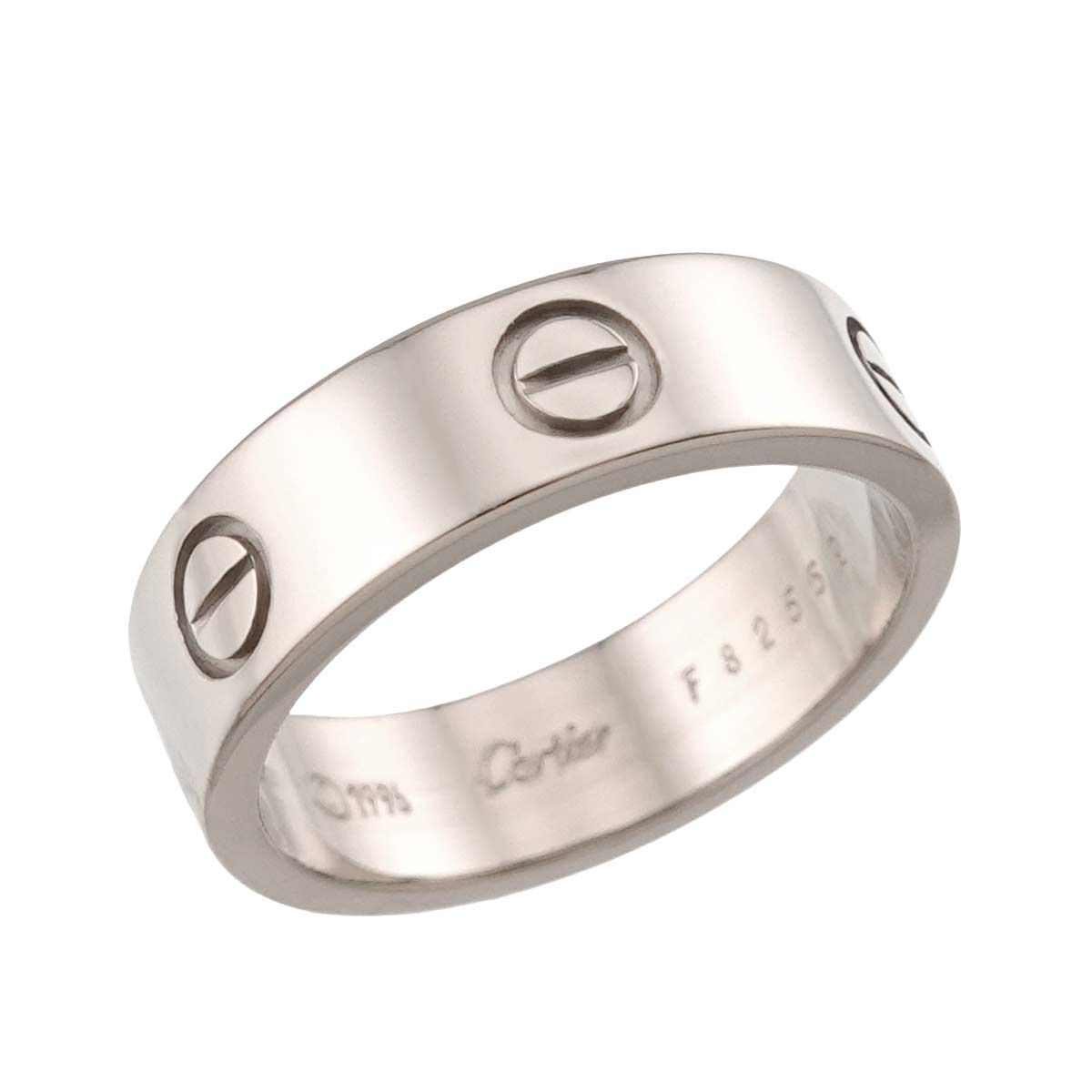カルティエ Cartier ラブ #59 リング K18 WG ホワイトゴールド 750