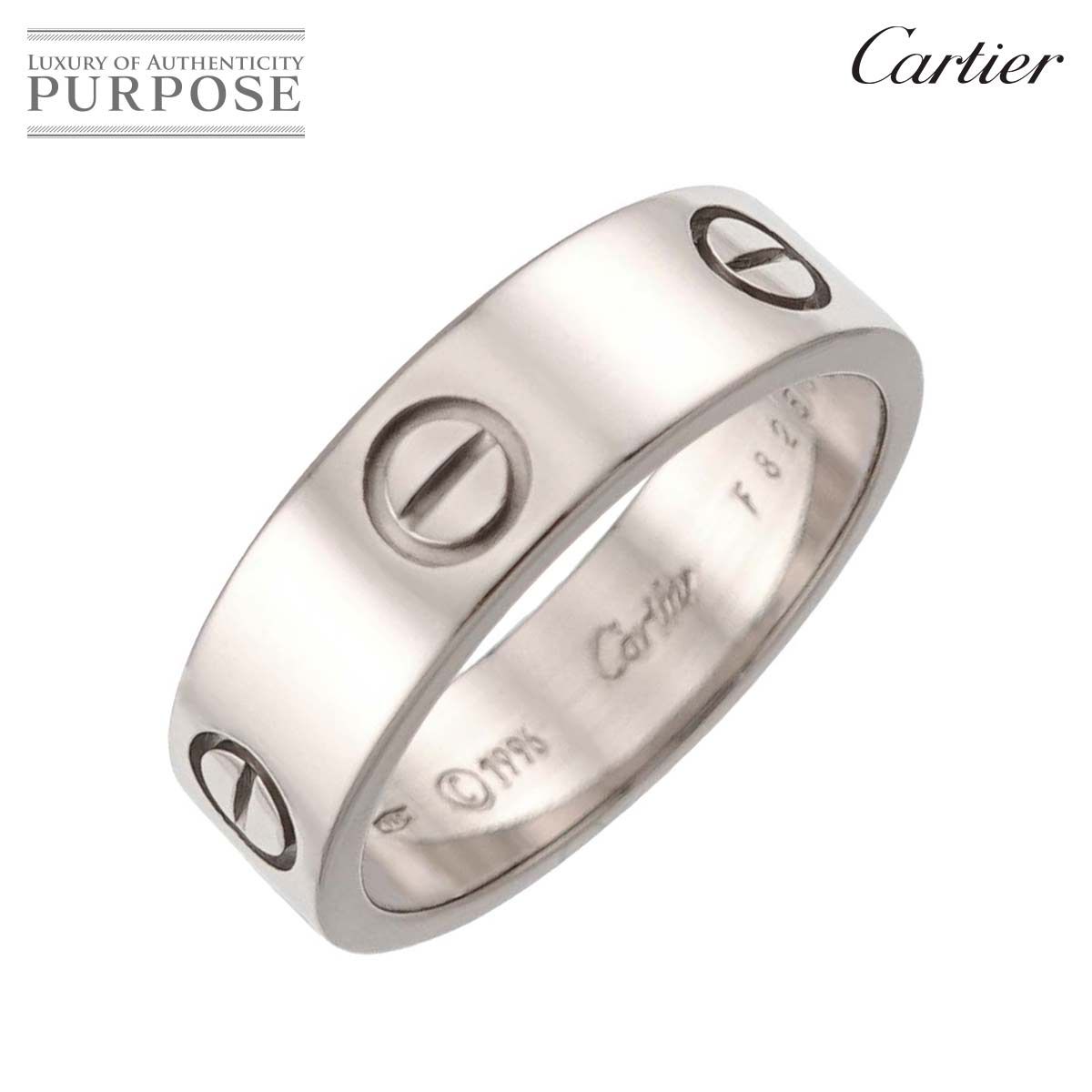 カルティエ Cartier ラブ #59 リング K18 WG ホワイトゴールド 750