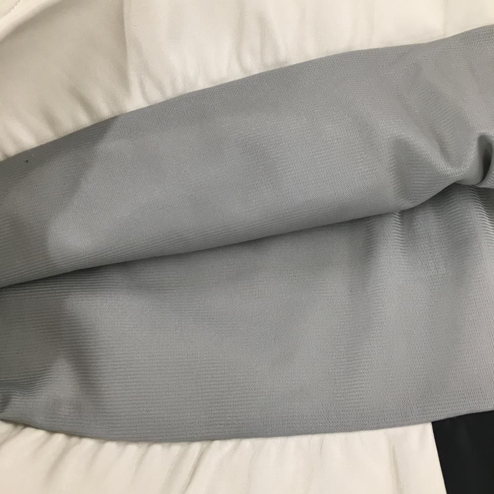 美品】SY32 スカート ライトベージュ フェイクレザー ジップロゴ