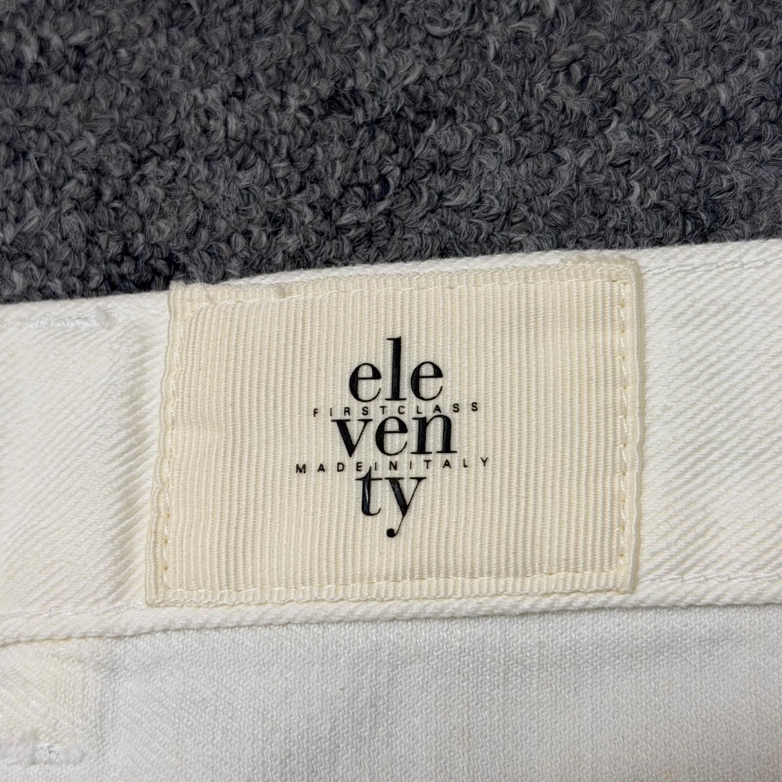eleventy Relaxed Fit Cotton Linen Denim 5-Pocket Trousers コットン