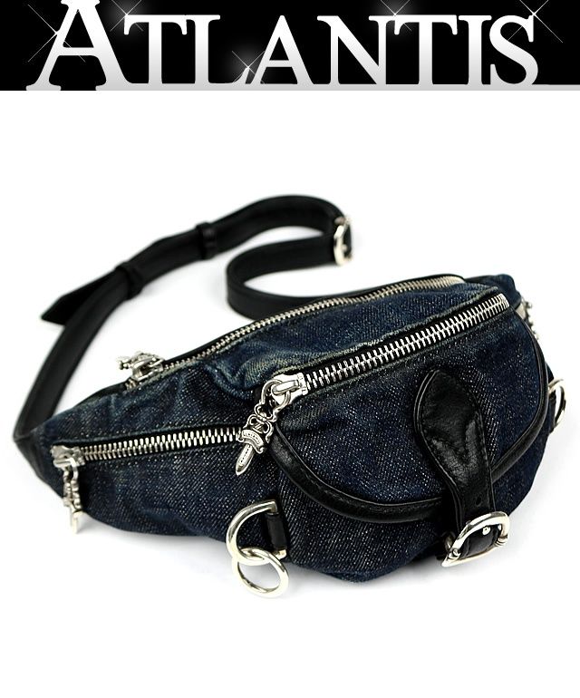 CHROME HEARTS 銀座店 クロムハーツ ミニスナットパック レザー メンズ