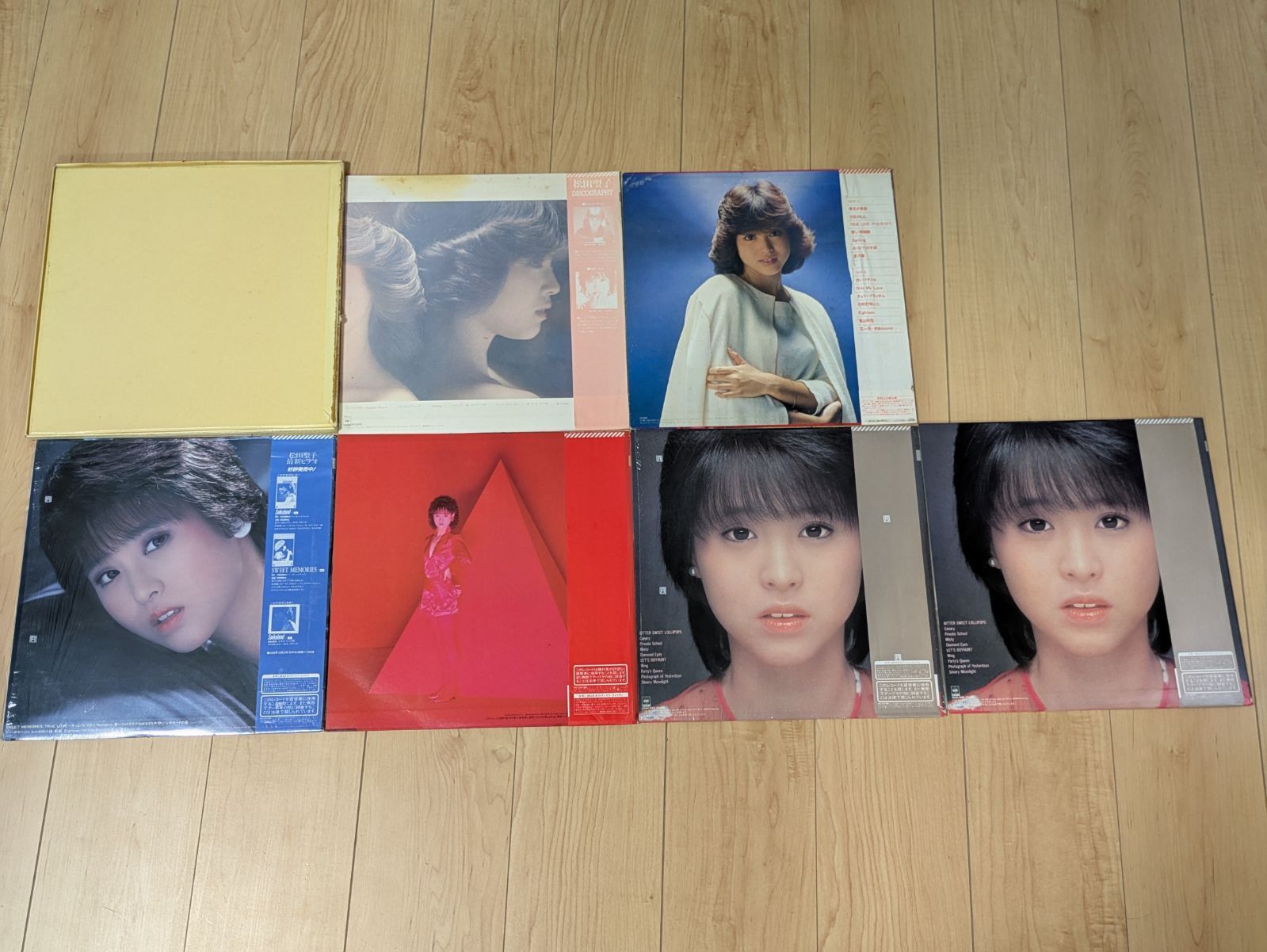 レコード 松田聖子LP7枚 - メルカリ