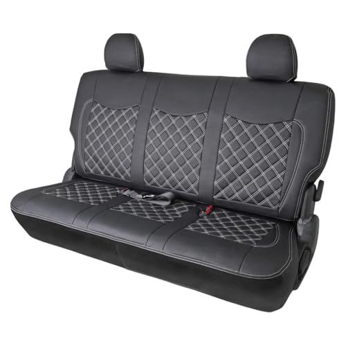 TRISTAR'S [ハイエース レジアスエース 200系 S-GL スーパーGL専用 1型?9型 対応] セカンドシート用 シートカバー （ホワイトステッチ）Ju