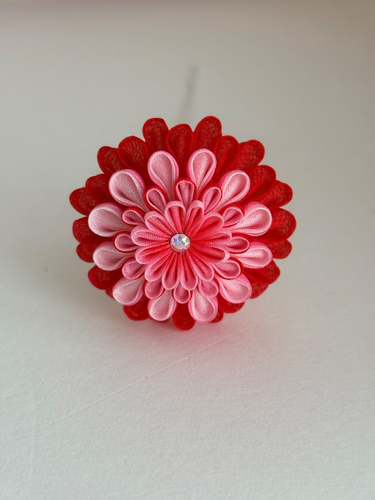 ドイリー1358❤️可憐なお花畑のオーバルドイリー✨大判 72×48cm