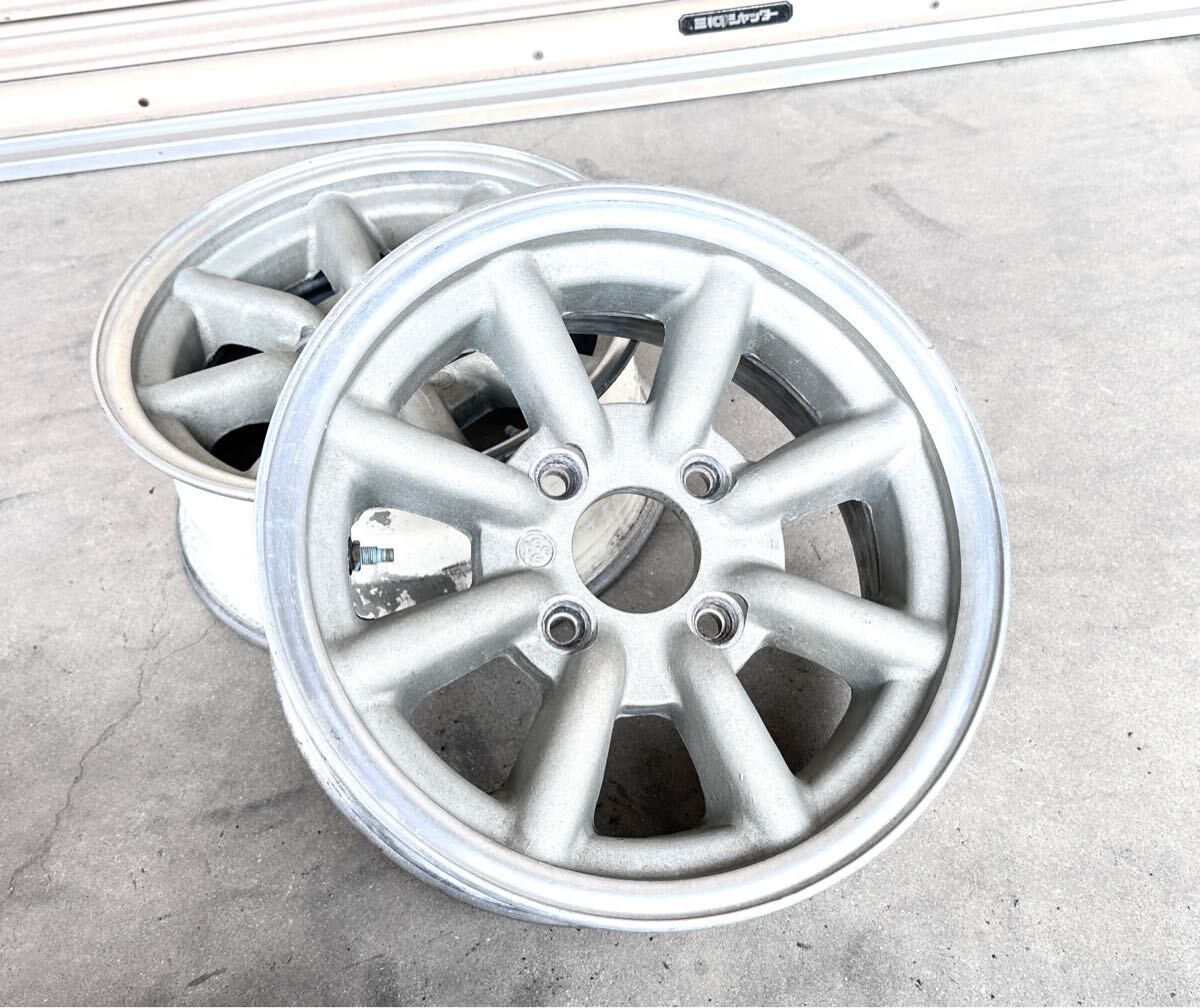 当時物 WATANABE ワタナベ Bタイプ 14×6J +21 PCD114.3 4H 4穴 ハブ径 