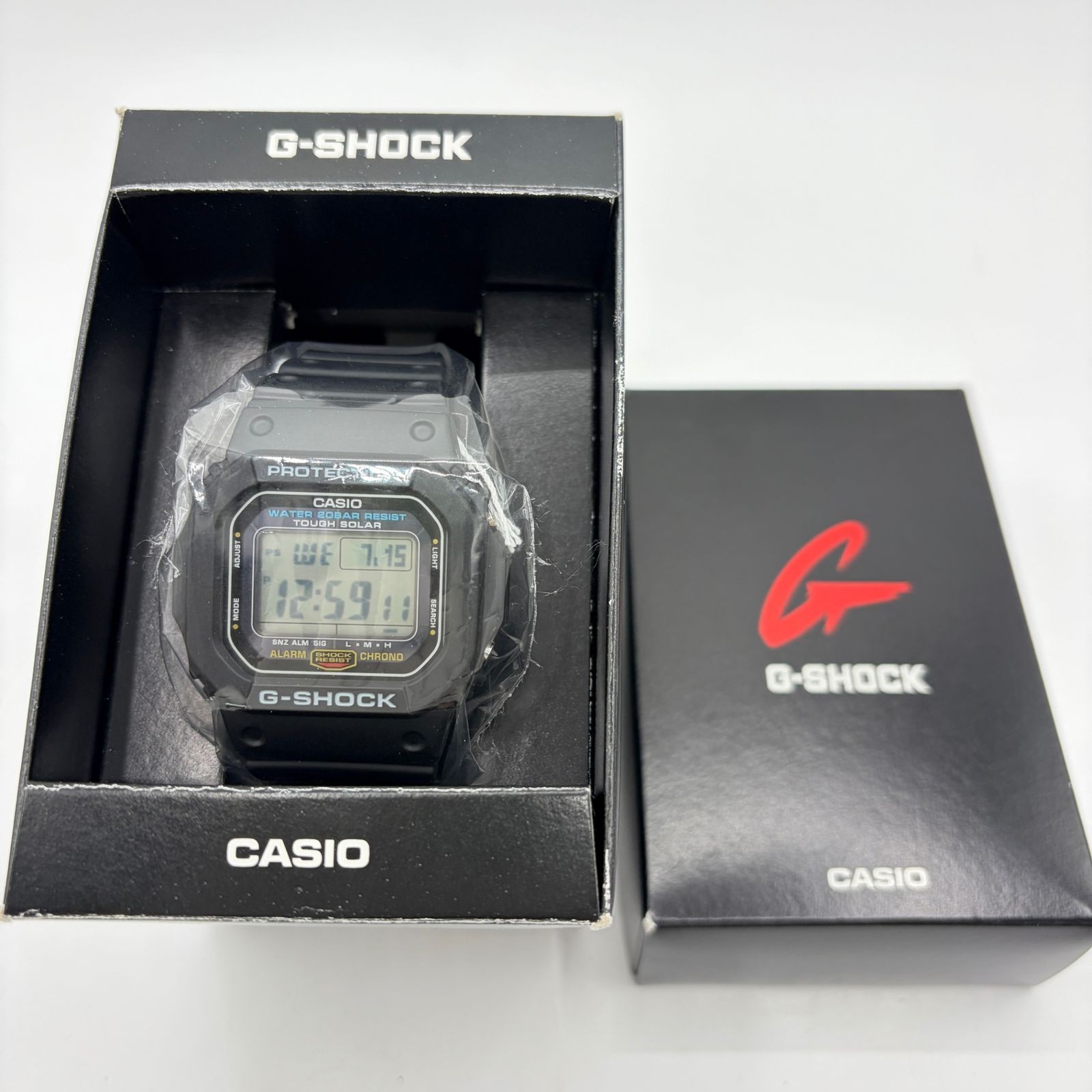 未使用 G-SHOCK G-5600E-1DR タフソーラー デジタル 未使用品】 CASIO G-SHOCK G-5600E-1DR タフソーラー 3160 ジー